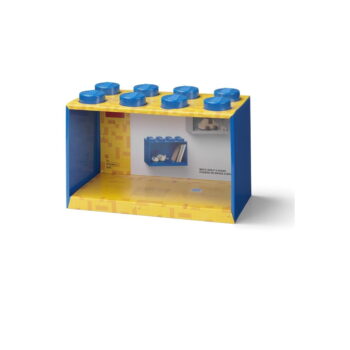 Detská modrá nástenná polica LEGO® Brick 8 – Obrázok 3