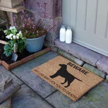 Rohožka z kokosového vlákna 40x60 cm Labrador – Artsy Doormats – Obrázok 4