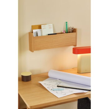 Oranžovo-béžová stolová lampa (výška 25 cm) Sleek – Hübsch – Obrázok 3