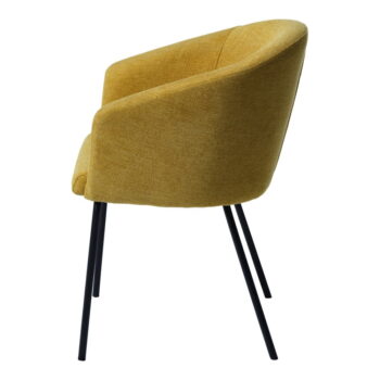 Jedálenská stolička v horčicovej farbe Easton – Unique Furniture - Image 3