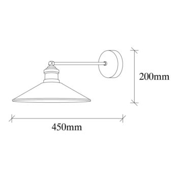 Nástenné svietidlo v bronzovej farbe ø 30 cm Dodo – Opviq lights - Image 5