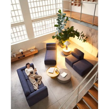 Tmavomodrý modul pohovky Neom – Kave Home - Image 6