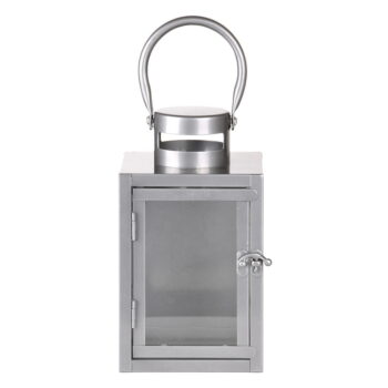 Kovový lampáš (výška 23 cm) Modern – Esschert Design – Obrázok 4