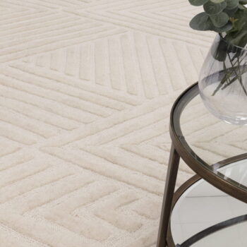 Krémovobiely vlnený koberec 120x170 cm Hague – Asiatic Carpets - Image 3