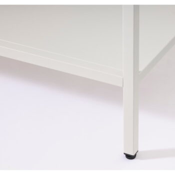 Biela kovová vitrína 90x160 cm Carmel – Unique Furniture – Obrázok 5