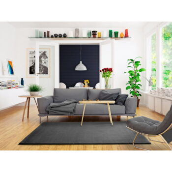 Tmavosivý koberec Universal Berna Liso, 60 x 110 cm - Image 3