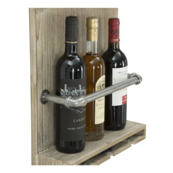 Nástenný držiak na fľašky a poháre Mauro Ferretti Bar, 76 × 34 cm – Obrázok 5