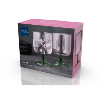Poháre na víno v súprave 2 ks 300 ml Torino – Lyngby Glas - Image 6