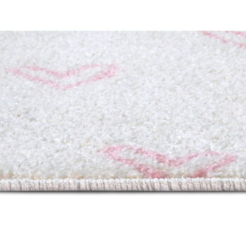 Ružovo-biely detský koberec 160x235 cm Hearts – Hanse Home - Image 3