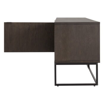 Tmavohnedý TV stolík v dekore duba 176x57 cm Bali – Tenzo – Obrázok 9
