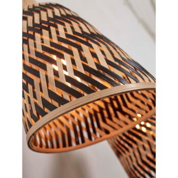 Hnedé stropné svietidlo s bambusovým tienidlom ø 15 cm Java – Good&Mojo – Obrázok 8