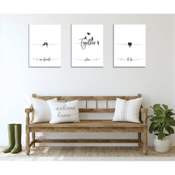 Obrazy v súprave 3 ks 30x40 cm – Wallity – Obrázok 4