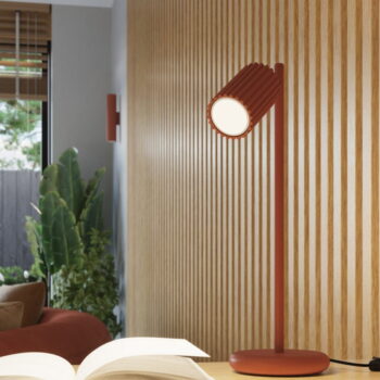 Nástenné svietidlo v tehlovej farbe Gleam – Nice Lamps – Obrázok 6