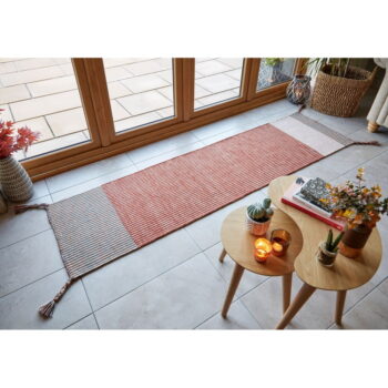 Oranžový vlnený behúň Flair Rugs Anu, 60 x 200 cm - Image 5