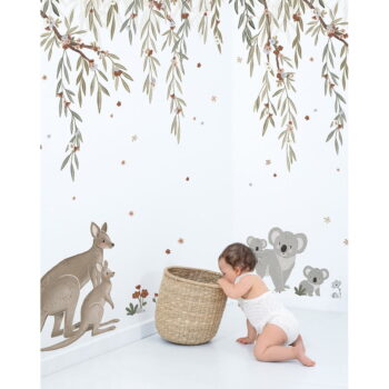 Detská tapeta 200 cm x 248 cm Eucalyptus Blooming – Lilipinso - Image 2