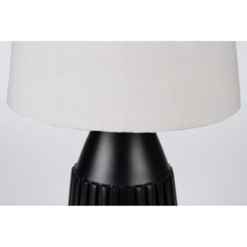Čierno-béžová stolová lampa Aysa - White Label – Obrázok 2