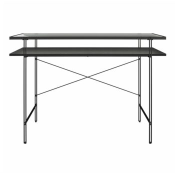 Pracovný stôl so sklenenou doskou 49x108 cm Wainwright – Støraa