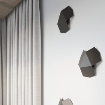 Čierne nástenné svietidlo Hiru – Nice Lamps - Image 4
