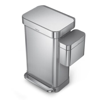 Sivá nádoba na kompostovateľný odpad 4 l - simplehuman - Image 5