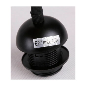 Čierne závesné svietidlo so skleneným tienidlom Felis - Candellux Lighting - Image 3