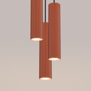 Závesné svietidlo v tehlovej farbe ø 19,5 cm Gleam – Nice Lamps - Image 8