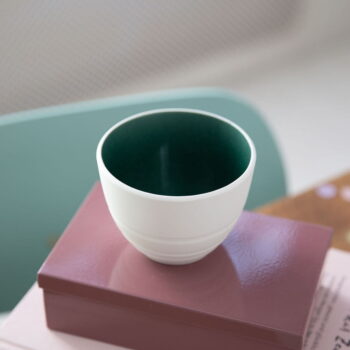 Bielo-zelená porcelánová šálka Villeroy & Boch Leaf, 450 ml – Obrázok 6