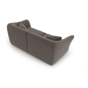Hnedá zamatová pohovka 206 cm Tokyo – Cosmopolitan Design – Obrázok 3