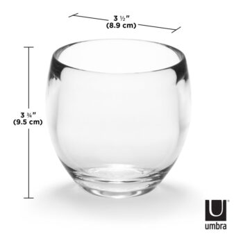 Plastový téglik na zubné kefky Droplet – Umbra - Image 3