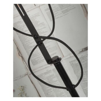 Čierna stojacia lampa s kovovým tienidlom (výška 152 cm) Seattle – it's about RoMi - Image 7
