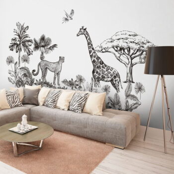 Dekoratívne samolepky na stenu Ambiance Savanna - Image 3