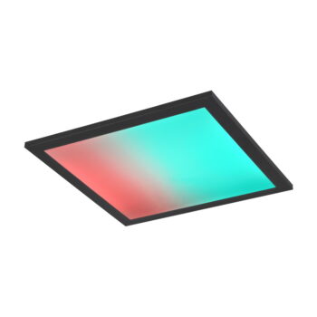 Čierne LED stropné svietidlo 29.5x29.5 cm Beta – Trio - Image 2