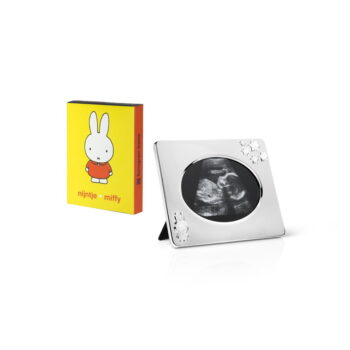 Kovový stojací rámček v striebornej farbe 13x10 cm Miffy – Zilverstad - Image 2