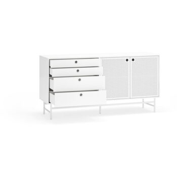 Biela komoda Teulat Punto, šírka 150 cm - Image 5