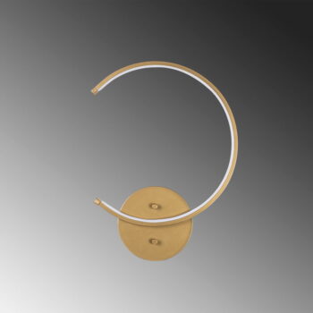LED nástenné svietidlo v zlatej farbe ø 10 cm Moon – Opviq lights - Image 3