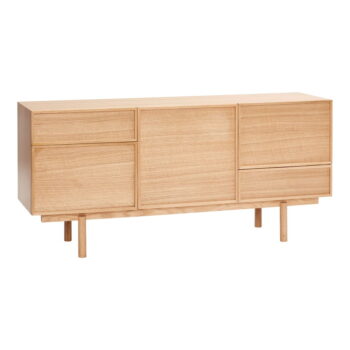 Nízka komoda v dekore duba v prírodnej farbe 140x65 cm Cube – Hübsch – Obrázok 2