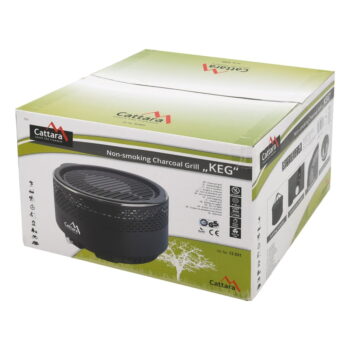Stolový gril na drevené uhlie Cattara Keg, ø 30 cm - Image 8