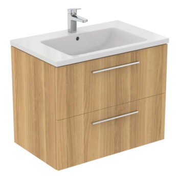 Závesná skrinka pod umývadlo v dekore duba v prírodnej farbe 80x63 cm i.Life B – Ideal Standard - Image 9
