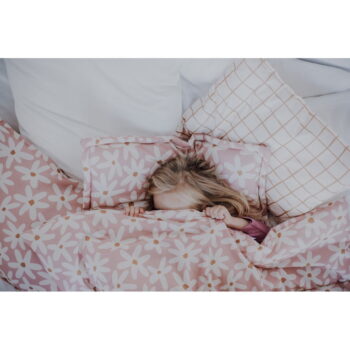 Ružová súprava do postieľky Blush Daisies – Malomi Kids – Obrázok 5