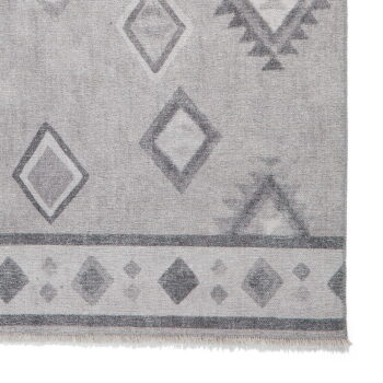 Sivý prateľný koberec s prímesou bavlny 122x170 cm Whisper – Think Rugs - Image 7