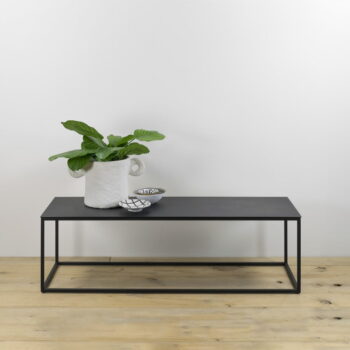 Čierny kovový konferenčný stolík 40x120 cm Store – Spinder Design - Image 2