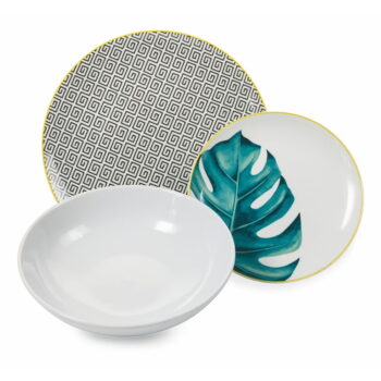 18-dielna súprava tanierov z porcelánu a kameniny VDE Tivoli 1996 Urban Jungle – Obrázok 5