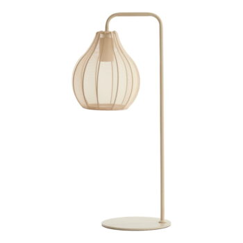 Béžová stolová lampa s textilným tienidlom (výška 60,5 cm) Elati – Light & Living - Image 3