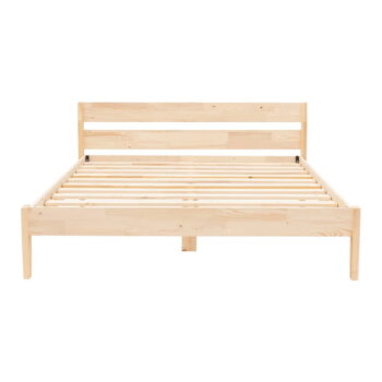 Jednolôžková posteľ zo smrekového dreva s roštom v prírodnej farbe 90x200 cm Venus – Kalune Design - Image 6