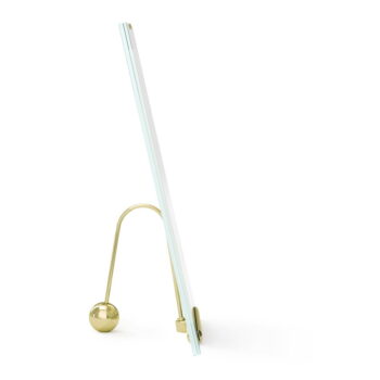 Sklenený stojací rámček v zlatej farbe 26x30,5 cm Flute – Umbra – Obrázok 8