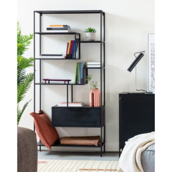 Čierna knižnica Kave Home Shantay - Image 2