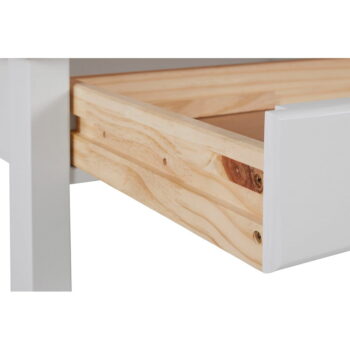 Bielo-hnedý pracovný stôl Støraa Gava, dĺžka 140 cm - Image 3