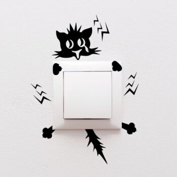 Samolepka Ambiance Plug Kitten Electro – Obrázok 2