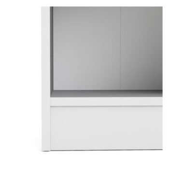 Biela knižnica Tvilum Basic, 41 x 203 cm – Obrázok 5