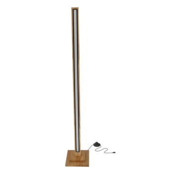 LED stojacia lampa v prírodnej farbe s kovovým tienidlom (výška  121 cm) Alset – Candellux Lighting - Image 4