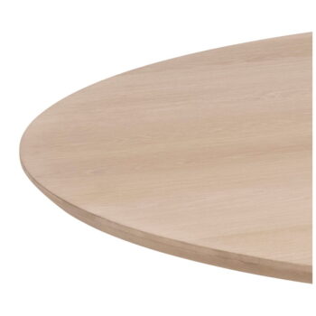 Jedálenský stôl so svetlou dubovou dýhou Actona Christo, ø 75 cm - Image 6